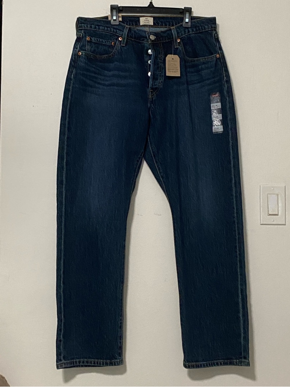 Levi’s Women’s Classic 501 Curve Dark Blue Straight-Leg Jeans Size 33/30 NWT!